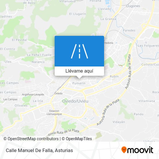 Mapa Calle Manuel De Falla