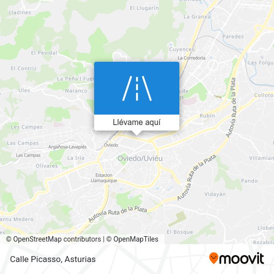 Mapa Calle Picasso