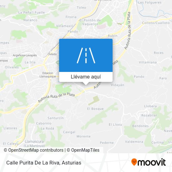 Mapa Calle Purita De La Riva