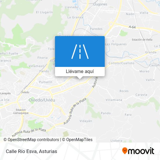 Mapa Calle Río Esva