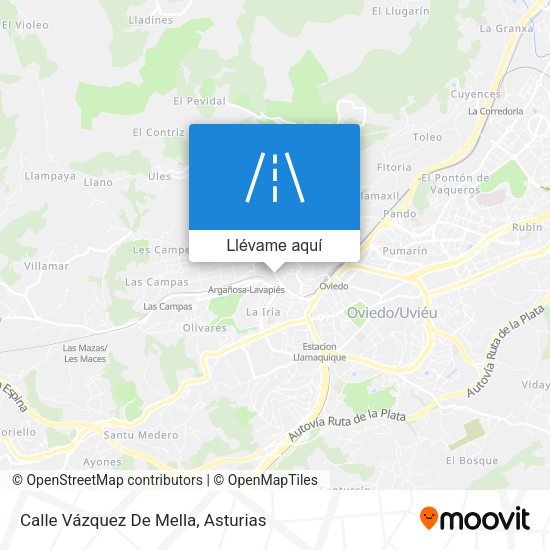 Mapa Calle Vázquez De Mella