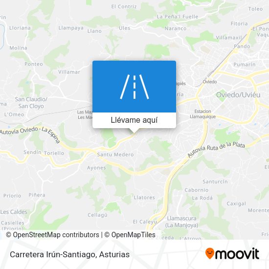 Mapa Carretera Irún-Santiago