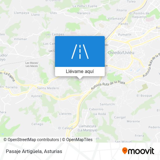 Mapa Pasaje Artigüela