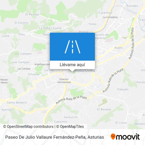 Mapa Paseo De Julio Vallaure Fernández-Peña
