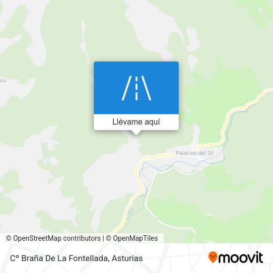 Mapa Cº Braña De La Fontellada