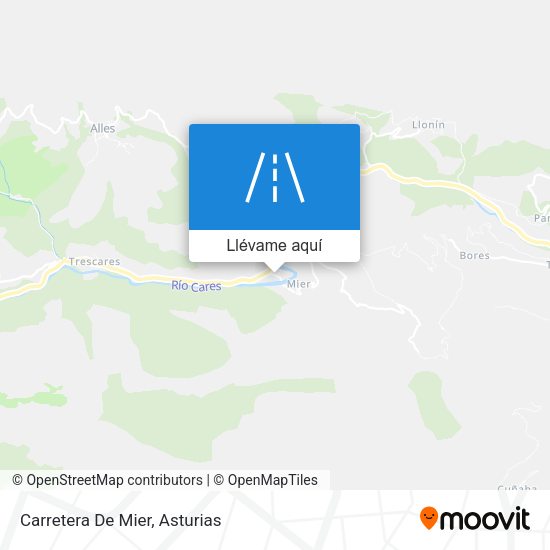 Mapa Carretera De Mier