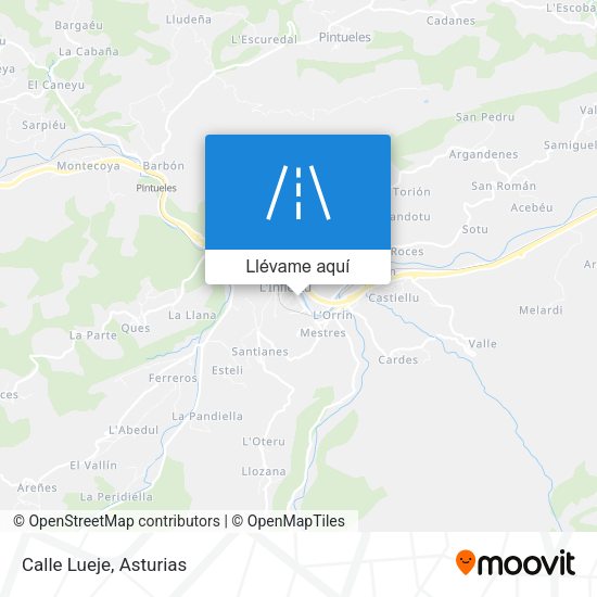 Mapa Calle Lueje