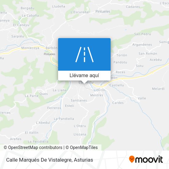 Mapa Calle Marqués De Vistalegre