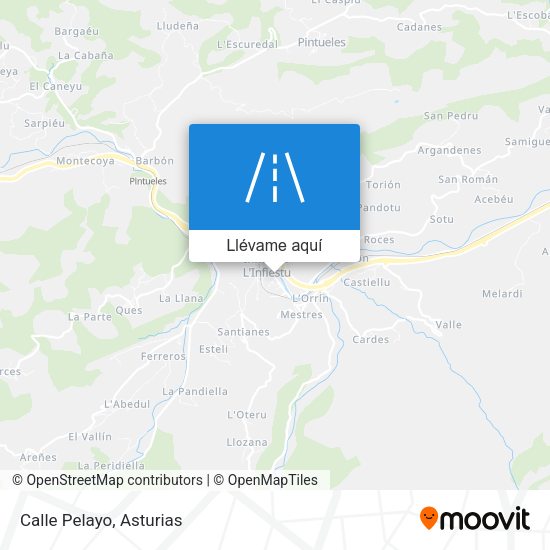 Mapa Calle Pelayo