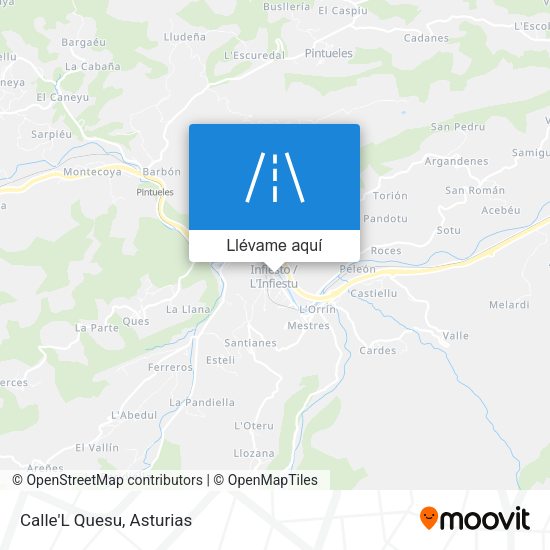 Mapa Calle'L Quesu