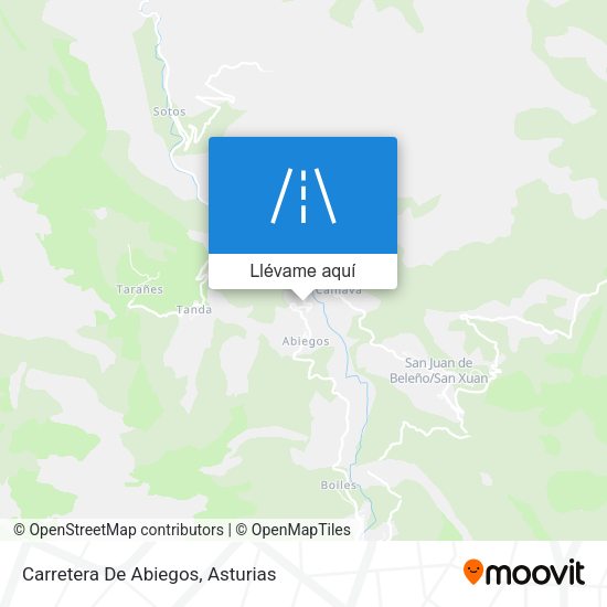 Mapa Carretera De Abiegos