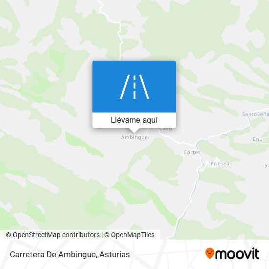 Mapa Carretera De Ambingue