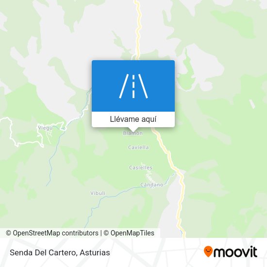 Mapa Senda Del Cartero
