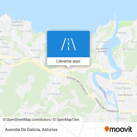 Mapa Avenida De Galicia