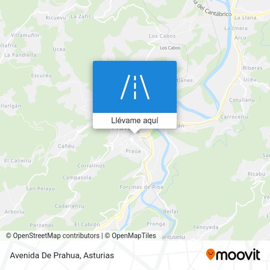 Mapa Avenida De Prahua