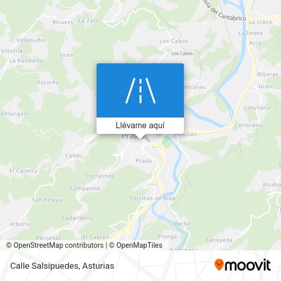 Mapa Calle Salsipuedes
