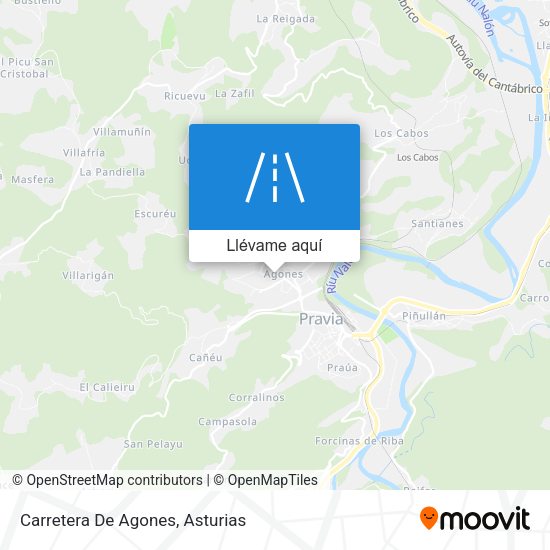 Mapa Carretera De Agones