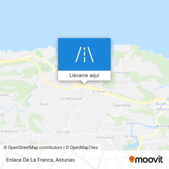 Mapa Enlace De La Franca