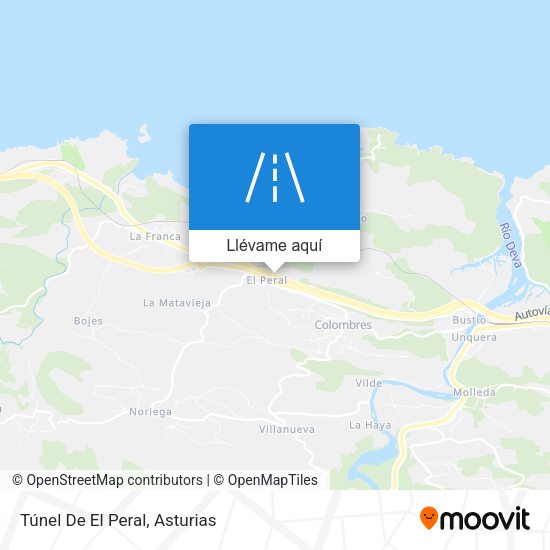 Mapa Túnel De El Peral