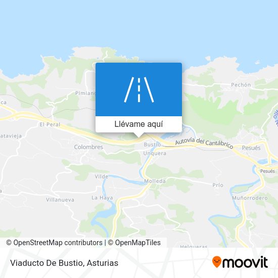 Mapa Viaducto De Bustio