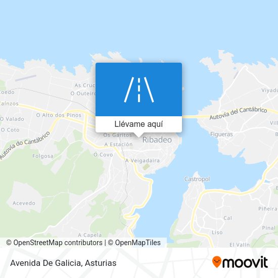 Mapa Avenida De Galicia