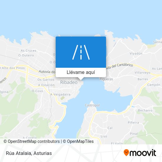 Mapa Rúa Atalaia