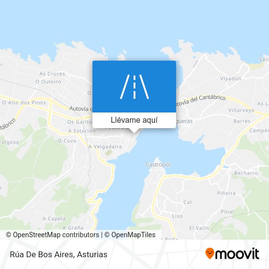 Mapa Rúa De Bos Aires
