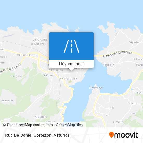 Mapa Rúa De Daniel Cortezón