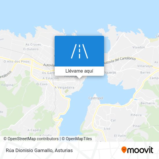 Mapa Rúa Dionisio Gamallo