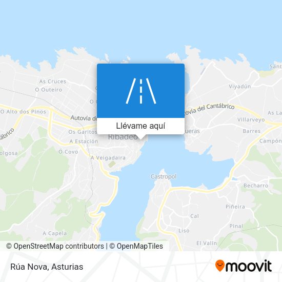 Mapa Rúa Nova
