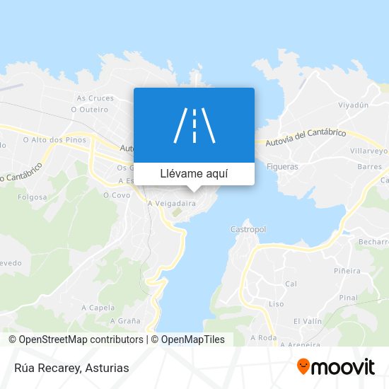 Mapa Rúa Recarey
