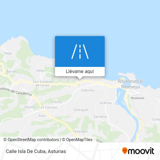 Mapa Calle Isla De Cuba