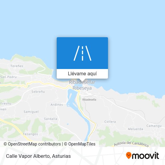Mapa Calle Vapor Alberto