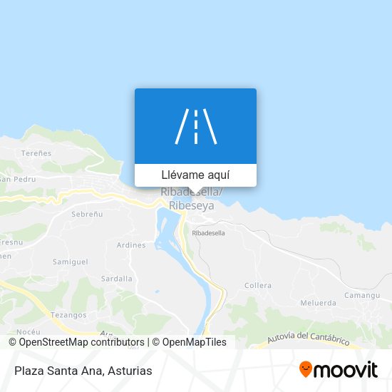 Mapa Plaza Santa Ana