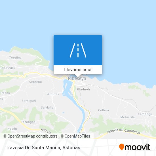 Mapa Travesía De Santa Marina
