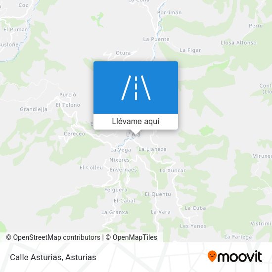 Mapa Calle Asturias