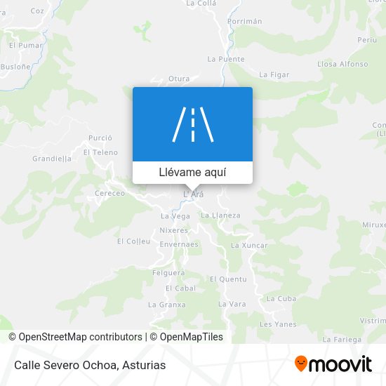Mapa Calle Severo Ochoa