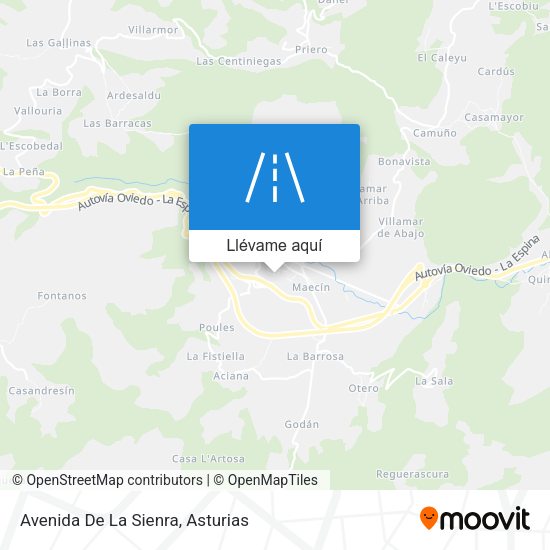 Mapa Avenida De La Sienra