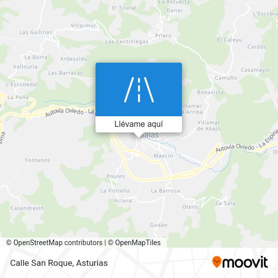 Mapa Calle San Roque