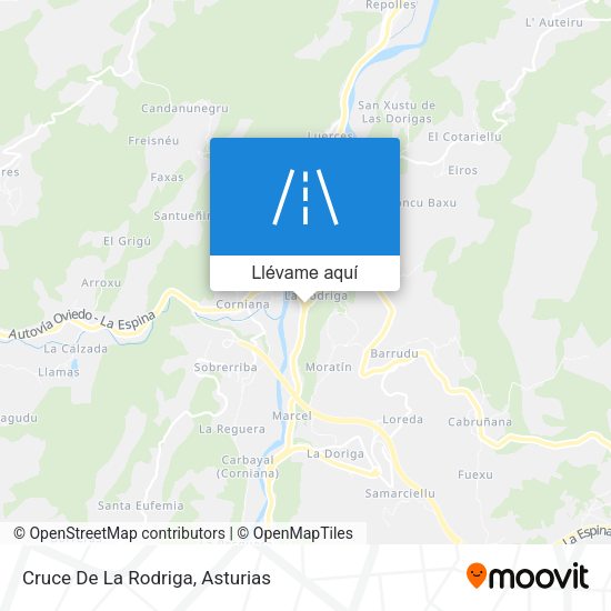 Mapa Cruce De La Rodriga