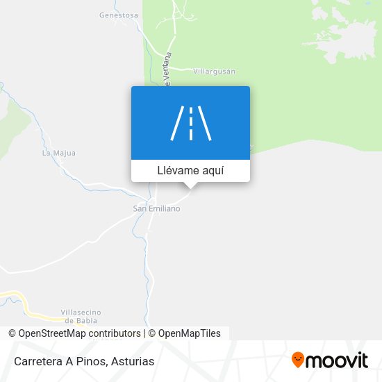 Mapa Carretera A Pinos