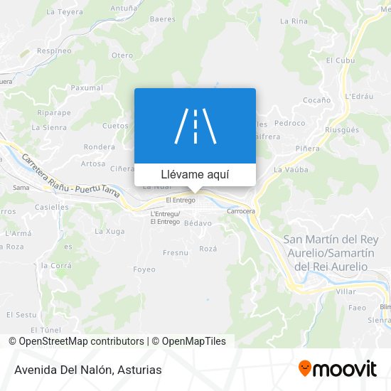 Mapa Avenida Del Nalón