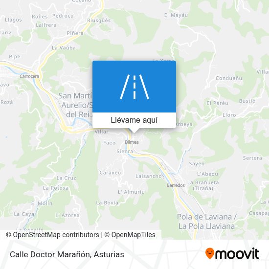 Mapa Calle Doctor Marañón