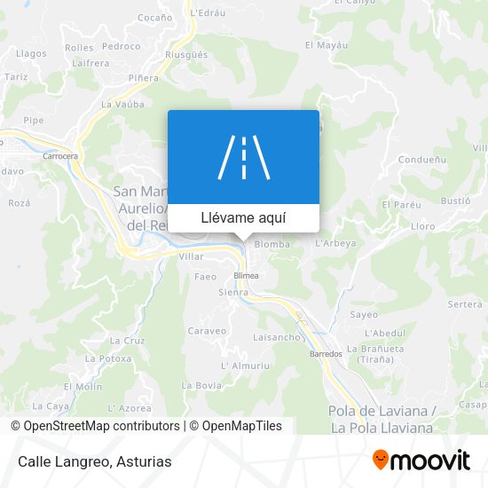 Mapa Calle Langreo