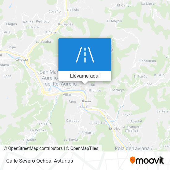 Mapa Calle Severo Ochoa
