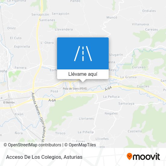 Mapa Acceso De Los Colegios
