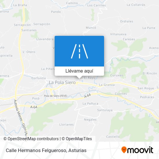 Mapa Calle Hermanos Felgueroso