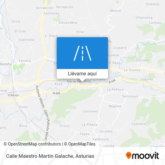 Mapa Calle Maestro Martín Galache