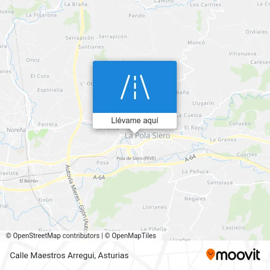 Mapa Calle Maestros Arregui