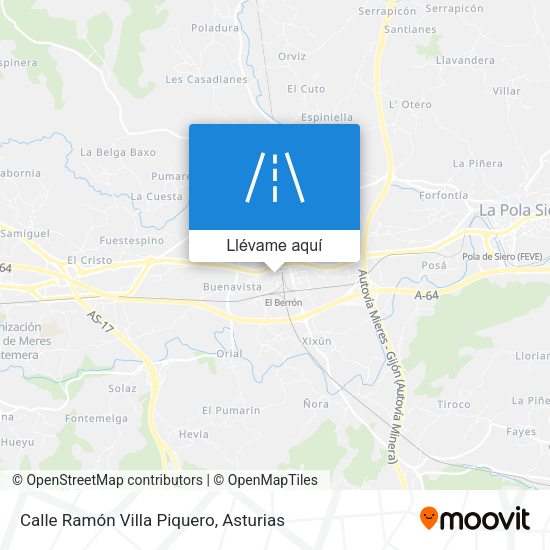 Mapa Calle Ramón Villa Piquero